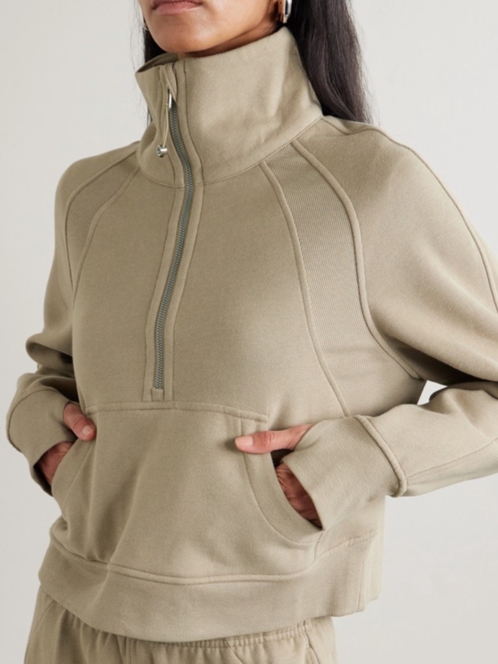 Lululemon Scuba Oversized Funnel Neck Half Zip